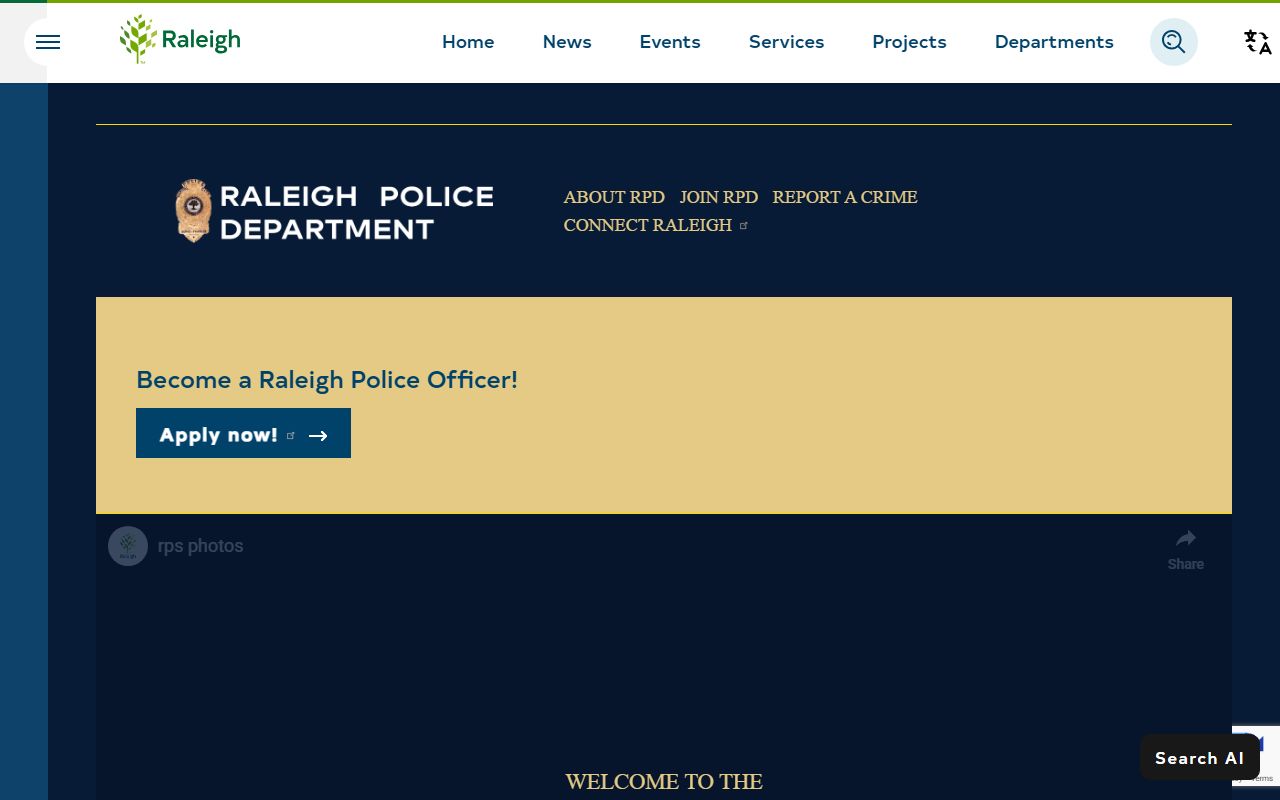 Raleigh court records police department