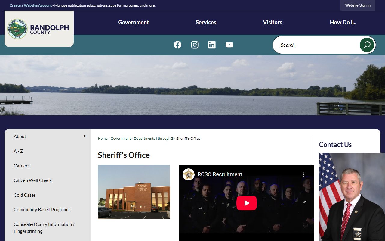 Randolph County court records sheriff office