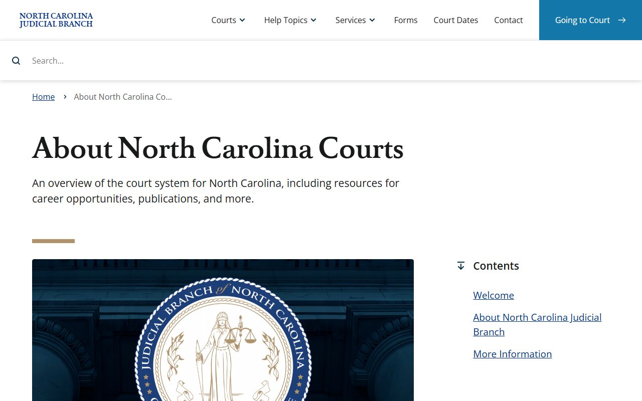 North Carolina Administrative Office of the Courts court records system